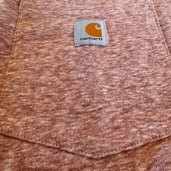 Carhartt Loose Fit Heavyweight Short Sleeve Pocket Tee / Heather Pink / M(8-10) - Picture 5 of 8